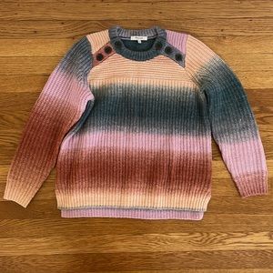 Madewell wool sweater in heathered tones